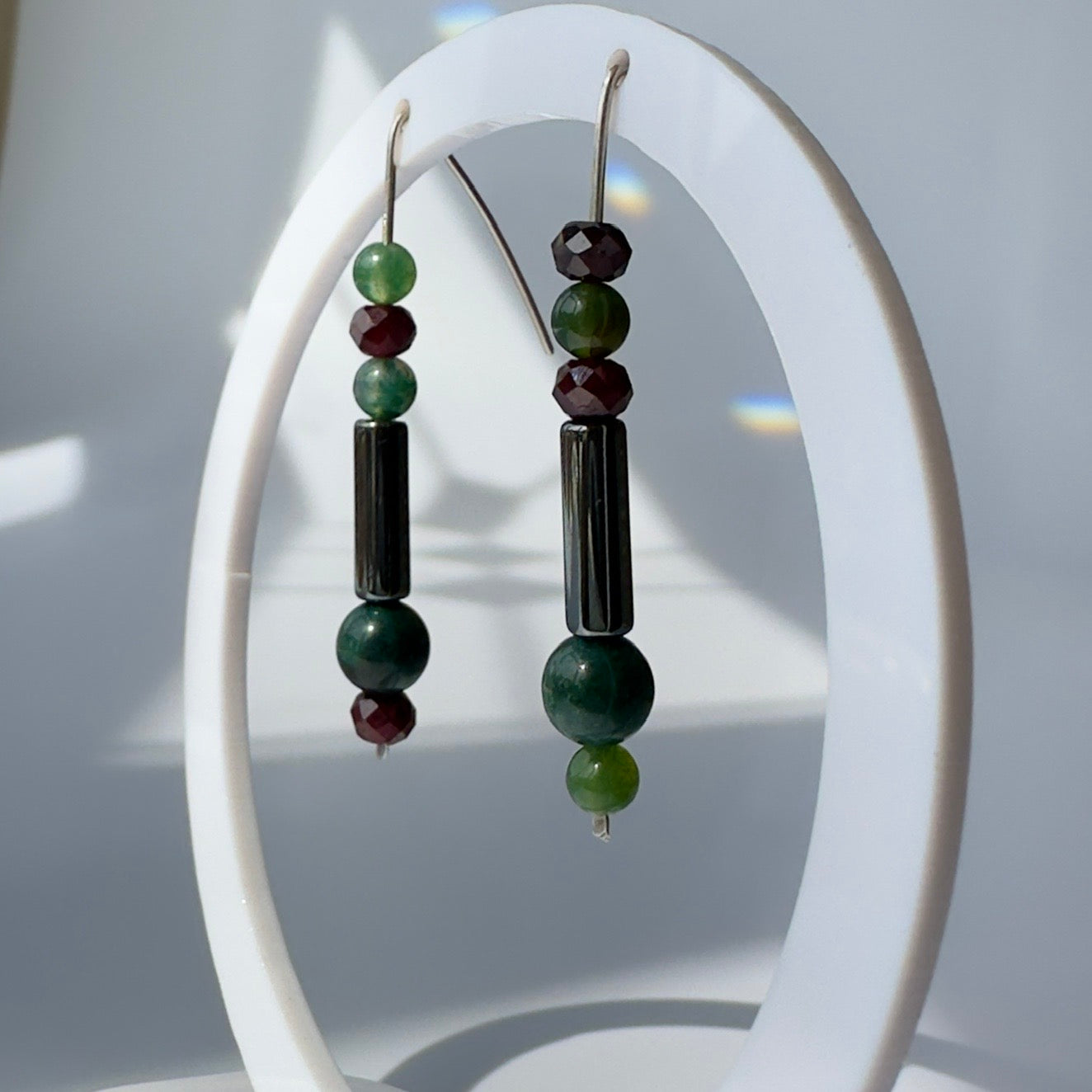 BELONG EARRINGS | STERLING SILVER & STONE EARRINGS FOR CONNECTION