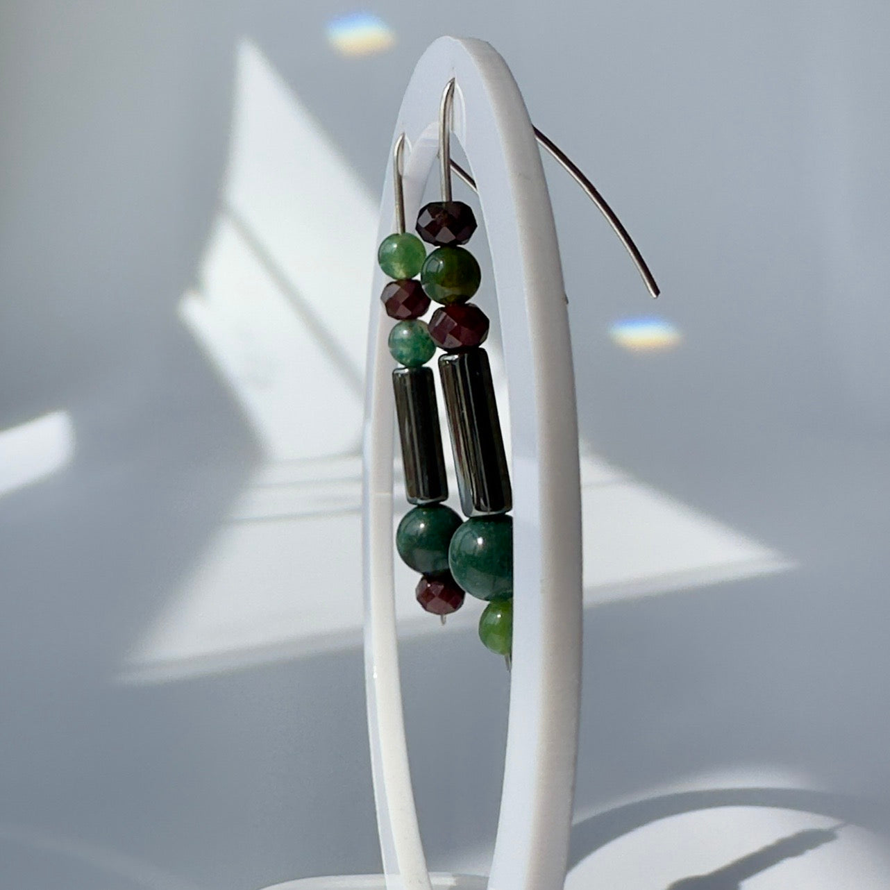 BELONG EARRINGS | STERLING SILVER & STONE EARRINGS FOR CONNECTION