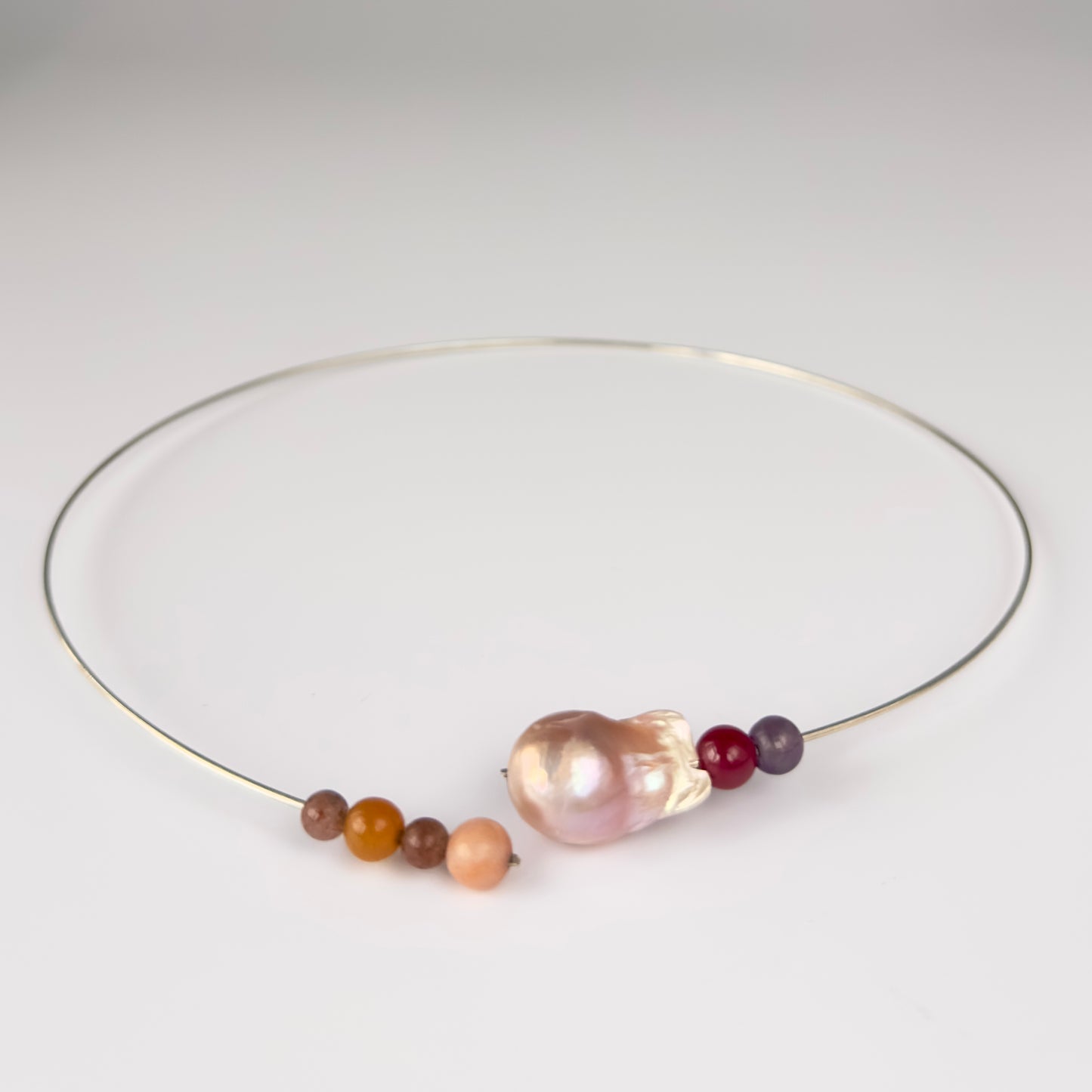 AWAKEN NECKLACE | STERLING SILVE & STONE NECKLACE FOR CREATIVE FLOW